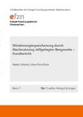 Windenergiespeicherung durch Nachnutzung stillgelegter Bergwerke - Kurzbericht