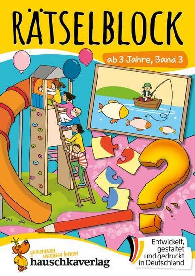 Rätselblock ab 3 Jahre, Bd 3