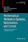 Mathematical Methods in Systems, Optimization, and Control