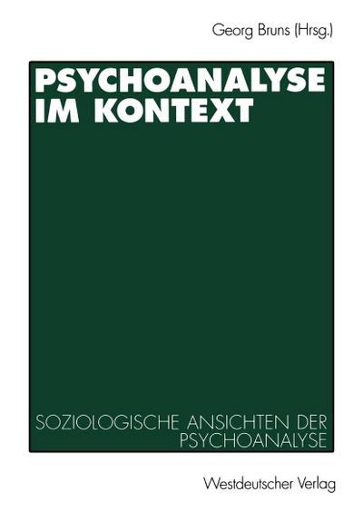 Psychoanalyse im Kontext