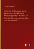 Bericht über die Ergebnisse einer zu wissenschaftl