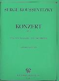 Konzert fis-Moll op.3für Kontrabass und Orchester (ohne Harfe, mit Pauke und Trompete)