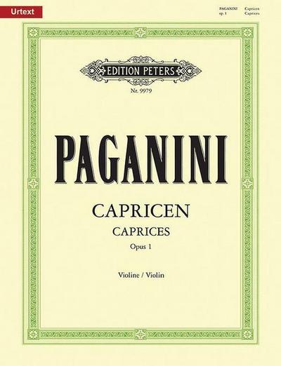 24 Capricen für Violine solo op. 1