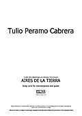 Aires de la tierra (1. Vegas de Vueltabajo; 2. Mar; 3. Luna de Guamá; 4. Salmodia; 5. Fiesta)