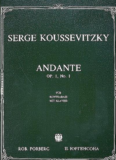 Andante op.1,1 für Kontrabass und Klavier