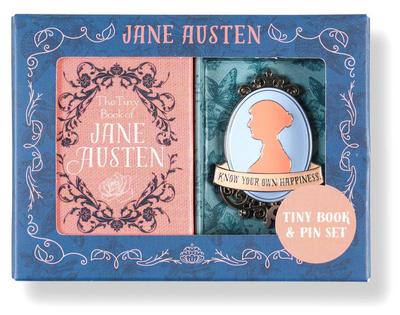 Jane Austen Tiny Book and Pin Set