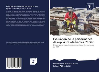 Évaluation de la performance des épissures de barres d’acier