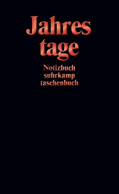 Notizbuch suhrkamp taschenbuch