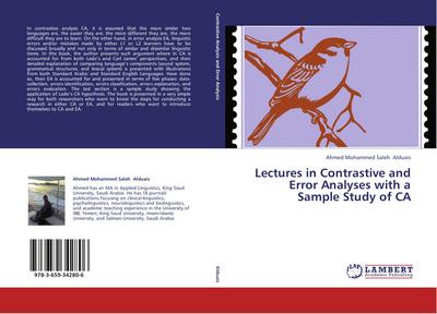 Lectures in Contrastive and Error Analyses with a Sample Study of CA