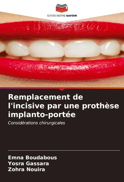Remplacement de l’incisive par une prothèse implanto-portée