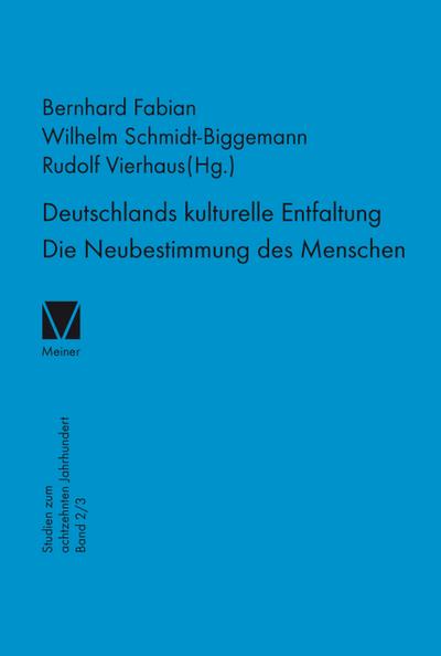 Deutschlands kulturelle Entfaltung 1763-1789
