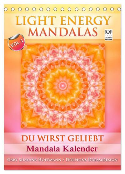Light Energy Mandalas - Kalender - Vol. 1 (Tischkalender 2026 DIN A5 hoch), CALVENDO Monatskalender