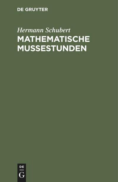 Mathematische Mußestunden