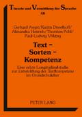 Text - Sorten - Kompetenz
