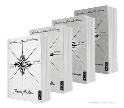 Chroniken von Chaos und Ordnung Band 1-4: Thorn Gandir / Telos Malakin / Bargh Barrowson / Lucretia L´Incarto. Der komplette erste Zyklus in einem Bundle (High Fantasy), 4 Teile