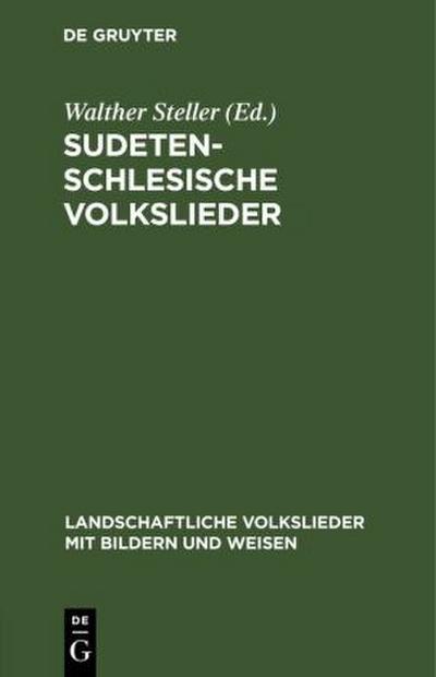 Sudetenschlesische Volkslieder