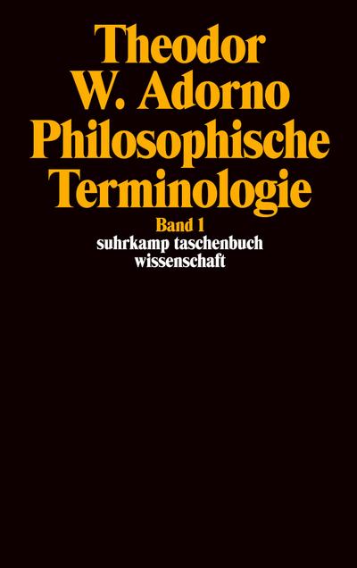 Philosophische Terminologie I