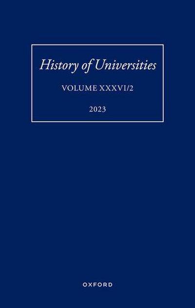 History of Universities: Volume XXXVI / 2
