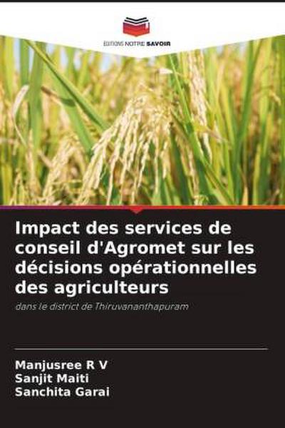 Impact des services de conseil d’Agromet sur les décisions opérationnelles des agriculteurs