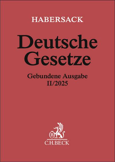 Deutsche Gesetze Gebundene Ausgabe II/2025