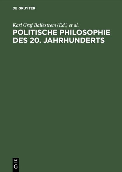 Politische Philosophie des 20. Jahrhunderts