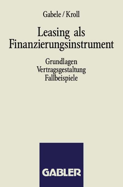 Leasing als Finanzierungsinstrument