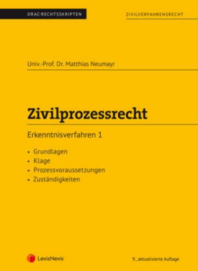 Zivilprozessrecht Erkenntnisverfahren 1 (Skriptum)