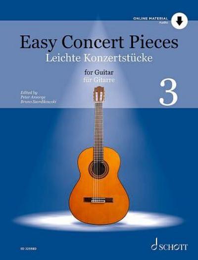 Leichte Konzertstücke Band 3. Gitarre