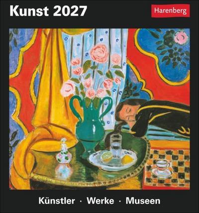 Kunst Tagesabreißkalender 2027 - Kulturkalender - Künstler, Werke, Museen
