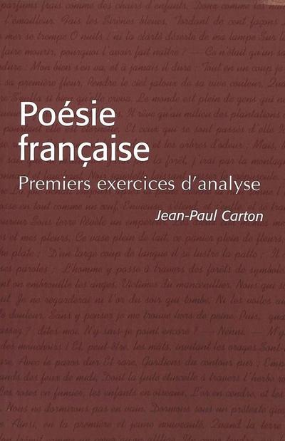 Poésie française