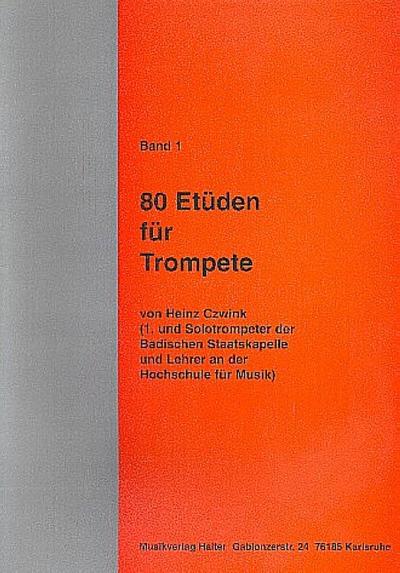 80 Etüden Band 1für Trompete