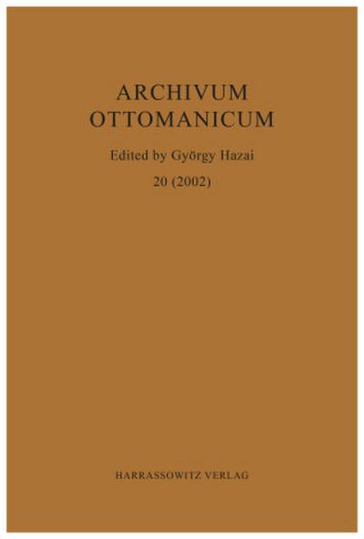 Archivum Ottomanicum 20 (2002)