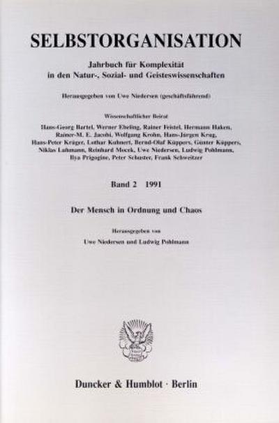 Selbstorganisation Selbstorganisation.