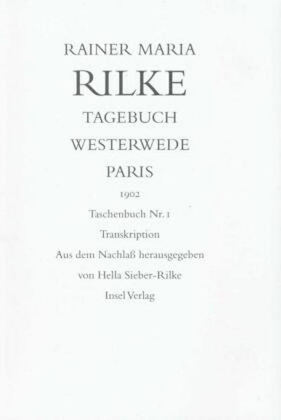 Tagebuch Westerwede und Paris. 1902, 2 Teile