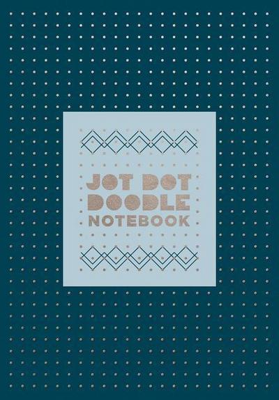 Jot Dot Doodle Notebook (Blue and Silver)