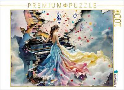 CALVENDO Puzzle Notenspiel | 1000 Teile Lege-Größe 64x48cm Foto-Puzzle für glückliche Stunden