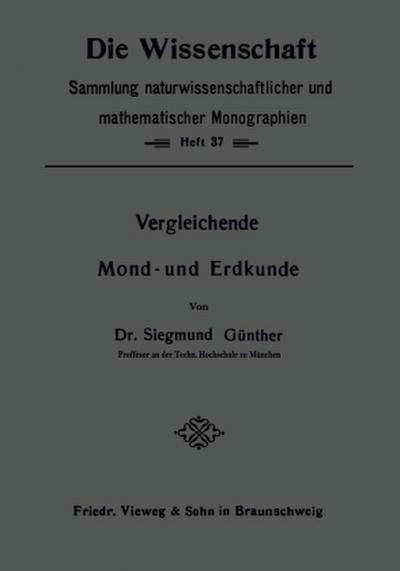 Vergleichende Mond- und Erdkunde