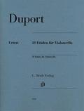 Jean-Louis Duport - 21 Etüden für Violoncello