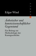 Ästhetischer und kunstwissenschaftlicher Gegenstan