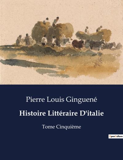 Histoire Littéraire D’italie
