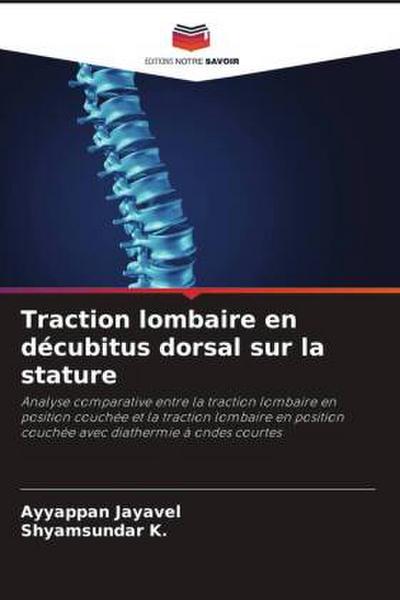 Traction lombaire en décubitus dorsal sur la stature