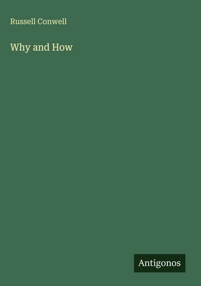 Why and How