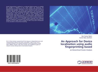 An Approach for Device localization using audio fingerprinting based