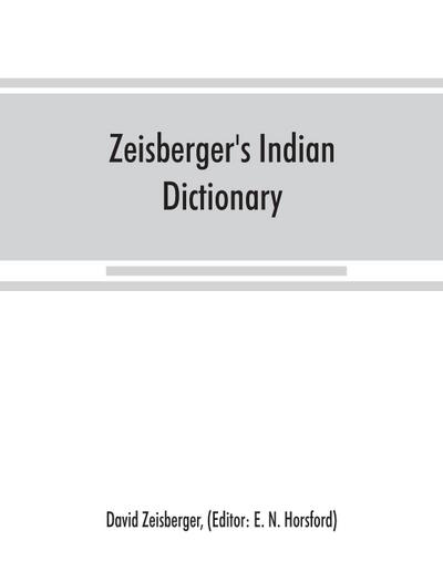 Zeisberger’s Indian dictionary