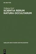 Scientia rerum natura occultarum