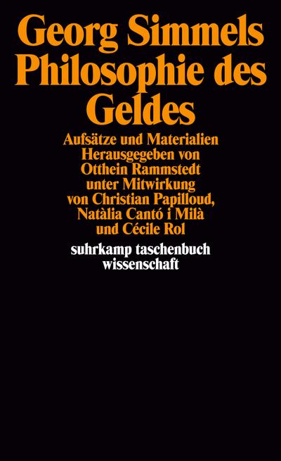 Georg Simmels ’ Philosophie des Geldes’
