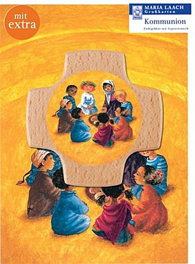 Kreuz & GrußkarteKinder der Welt beim Mahl