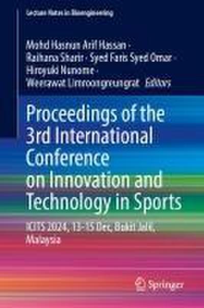 Proceedings of the 3rd International Conference on Innovation and Technology in Sports