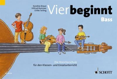 Vier beginnt Bass - Kontrabass