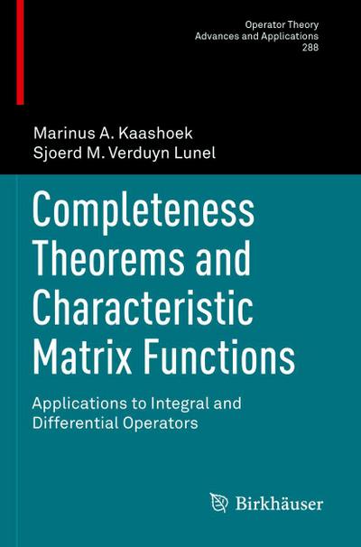Completeness Theorems and Characteristic Matrix Functions
